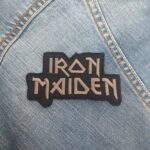 Iron Maiden Metallic Gray Logo Patch – Iron-On