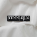 Ice Nine Kills White Logo Rectangle Patch Iron-On