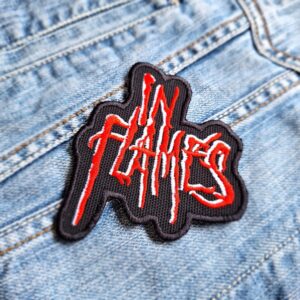 In Flames | Swedish Melodic Death Metal Band | The Jester Race | Embroidered Patch Badge Applique Iron on | Trendy | DIY | Decorative | Collectible