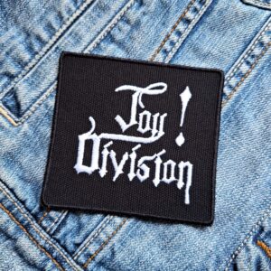 Joy Division Gothic Logo Patch – Iron-On