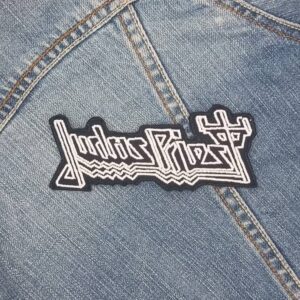 Judas Priest Black & White Logo Patch – Iron-On