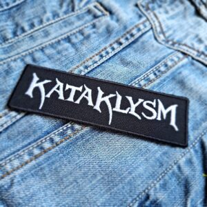 Kataklysm | Canadian Death Metal Band | Prevail | Extreme Metal | Embroidered Patch Badge Applique Iron on | Trendy | DIY | Decorative | Collectible