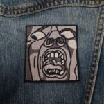 King Crimson "In the Court of the Crimson King" Scream Face Patch – Iron-On