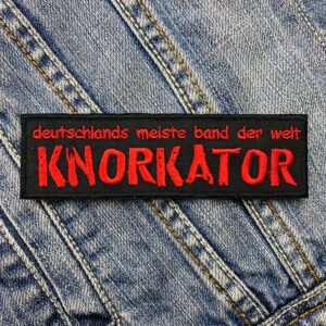Knorkator | German Band | Avant-garde | Heavy Metal | Experimental Rock | Embroidered Patch Badge Applique Iron on | Trendy | DIY | Decorative | Collectible