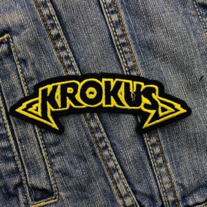 Krokus | Swiss Hard Rock | Heavy Metal Band | Screaming In The Night | Embroidered Patch Badge Applique Iron on | Trendy | DIY | Decorative | Collectible
