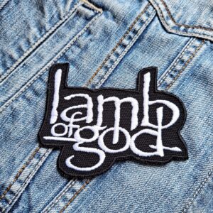 Lamb Of God | American Heavy Metal Band | Groove Metal | Randy Blythe | Virginia Metal | Embroidered Patch Badge Applique Iron on | Trendy | DIY | Decorative | Collectible