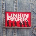 Linkin Park Band Silhouette Red Patch – Iron-On