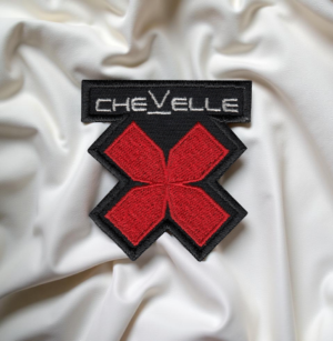Chevelle Red Flower Symbol Patch – Iron-On