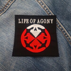 Life of Agony Skull Emblem Embroidered Patch