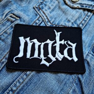 MGLA | Polish Black Metal Band | Polish Extreme Metal Scene | Embroidered Patch Badge Applique Iron on | Trendy | DIY | Decorative | Collectible