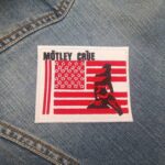 Mötley Crüe American Flag Girl Patch – Iron-On