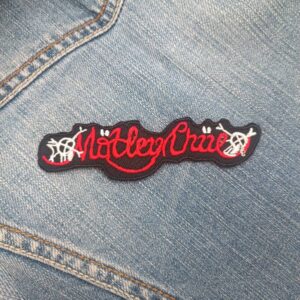Mötley Crüe Red Script Logo Patch – Iron-On