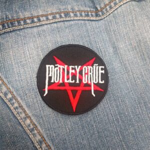 Mötley Crüe Red Pentagram Logo Patch – Iron-On