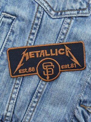 Metallica x San Francisco Giants Est. ’81 Patch Iron-On