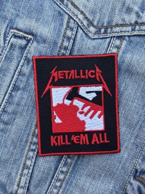 Metallica Kill 'Em All Album Cover Patch Iron-On