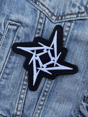 Metallica Ninja Star Logo Patch Iron-On