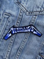 Metallica Blue Lightning Logo Patch Iron-On