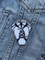 Metallica Snake Diamond Shield Logo Patch Iron-On