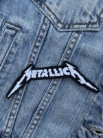 Metallica Classic White Logo Patch Iron-On