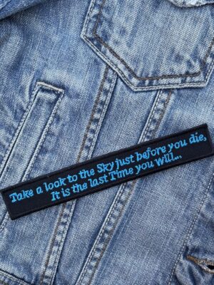 Metallica “Take a Look to the Sky” Lyric Patch Iron-On