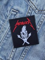 Metallica Skull & Arrows Logo Patch Iron-On