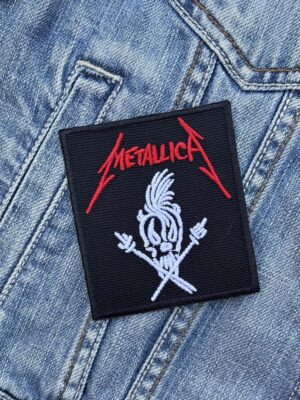 Metallica Skull & Arrows Logo Patch Iron-On