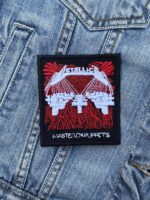 Metallica Master of Puppets Cemetery Crosses Patch Iron-On