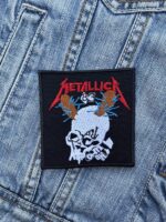 Metallica “Damage, Inc.” Skull Patch Iron-On