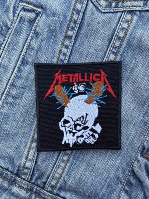 Metallica “Damage, Inc.” Skull Patch Iron-On