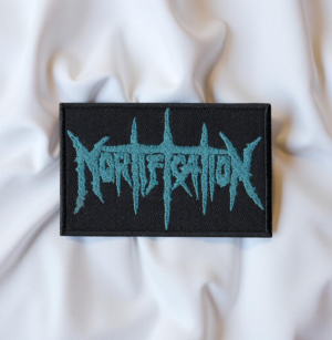 Mortification Blue Logo Patch – Iron-On