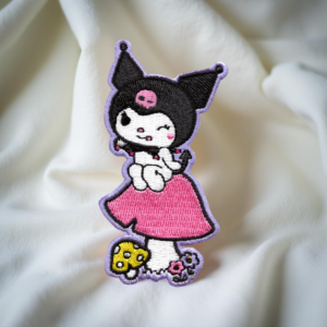 Cute Kuromi-Inspired Girl Patch Iron-On