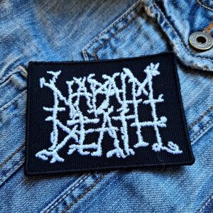 Napalm Death | English Grindcore Band | Death Metal | Embroidered Patch Badge Applique Iron on | Trendy | DIY | Decorative | Collectible