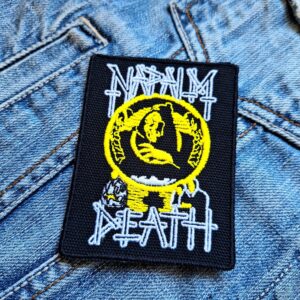 Napalm Death | English Grindcore Band | Death Metal | Embroidered Patch Badge Applique Iron on | Trendy | DIY | Decorative | Collectible