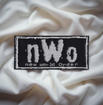 nWo New World Order Long Logo Patch Wide size – Iron-On