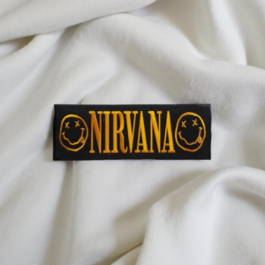 Nirvana Large Smiley Face Logo Patch – Iron-On