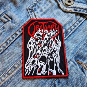 Obituary | American Death Metal Band | Executioner | Embroidered Patch Badge Applique Iron on | Trendy | DIY | Decorative | Collectible