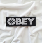 OBEY Logo Patch with Symbol – Iron-On