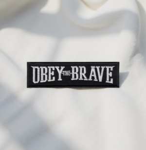 OBEY THE BRAVE Logo Patch – Iron-On