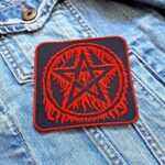 Pentagram | American Heavy Metal Band | Big Four Of Doom Metal | Embroidered Patch Badge Applique Iron on | Trendy | DIY | Decorative | Collectible