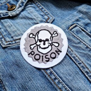 Poison | American Glam Metal Band | Bret Michaels | Every Rose Has Its Thorn | Embroidered Patch Badge Applique Iron on | Trendy | DIY | Decorative | Collectible