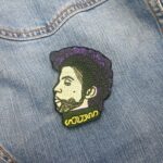 Prince Embroidered Portrait Patch – Iron-On