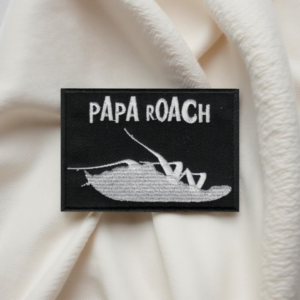 Papa Roach Logo Patch with Cockroach Design Iron-On