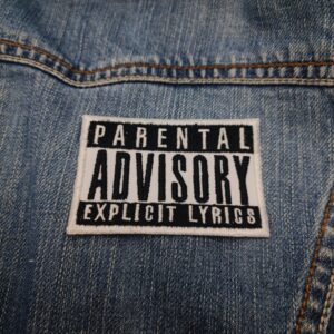 Parental Advisory Explicit Lyrics Patch – Iron-On