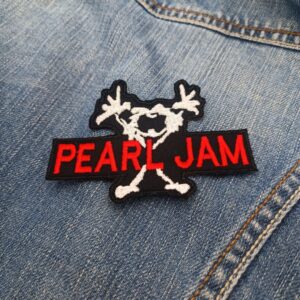 Pearl Jam Stickman Logo Patch – Iron-On