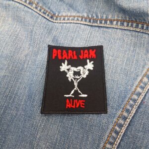 Pearl Jam Alive Stickman Patch – Iron-On
