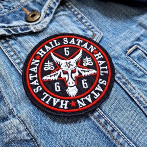 Pentagram | American Heavy Metal Band | Big Four Of Doom Metal | Embroidered Patch Badge Applique Iron on | Trendy | DIY | Decorative | Collectible