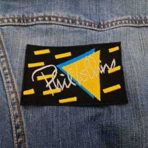 Phil Collins Retro Triangle Patch – Iron-On