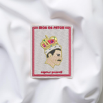 Freddie Mercury Crown Portrait Patch – Iron-On