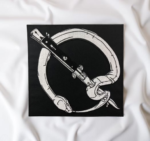 Limited Edition Queens of the Stone Age-Inspired Patch – Snake & Dagger Symbol (10cm x 10cm)