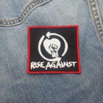Rise Against Iron-On Patch – Heart Fist Logo